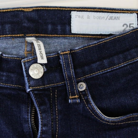 Rag & Bone High Rise Skinny Jeans NWOT - Picture 5 of 7